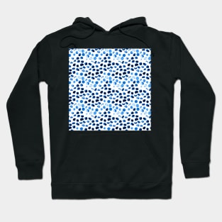 Blue dots Hoodie